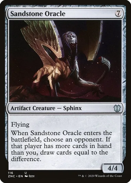 Sandstone Oracle, Magic card ZNC 116 — Zendikar Rising Commander set