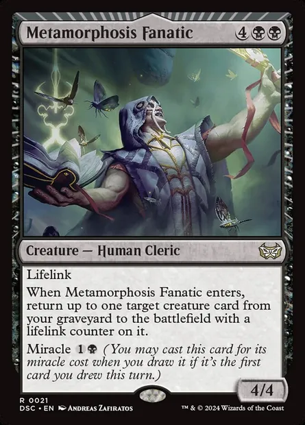 Metamorphosis Fanatic, Magic card DSC 21 — Duskmourn: House of Horror Commander set