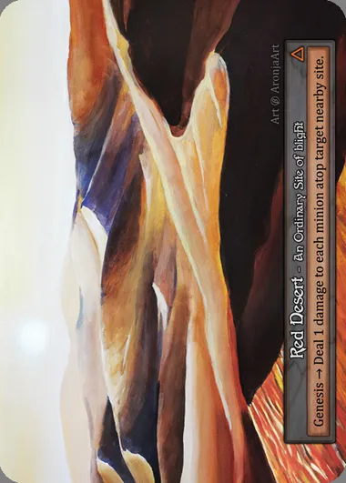 Red Desert, Sorcery card BET 383 — Beta set