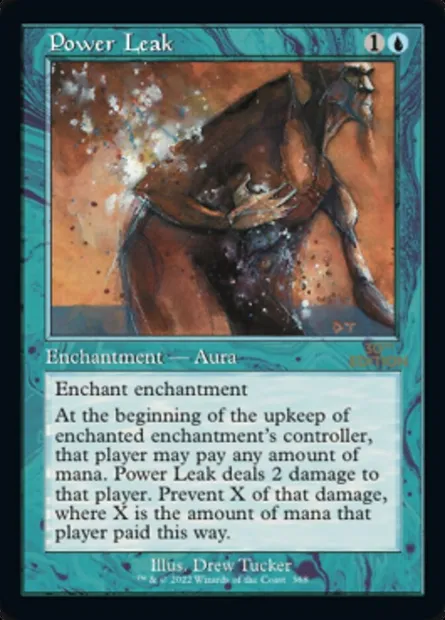 Power Leak, Magic card 30A 368 — 30th Anniversary Edition set
