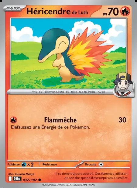 Héricendre de Luth, carte Pokémon DRI 032 — extension Rivalités Destinées