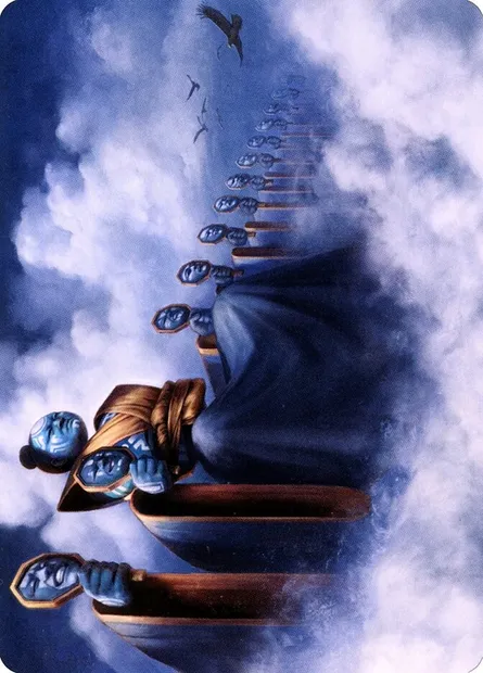 Myojin of Cryptic Dreams // Myojin of Cryptic Dreams, Magic card ANEO 7 — Neon Dynasty Art Series set