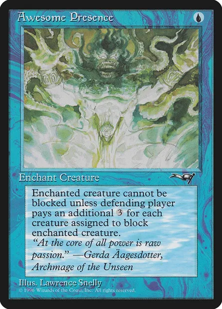 Awesome Presence, Magic card ALL 23a — Alliances set