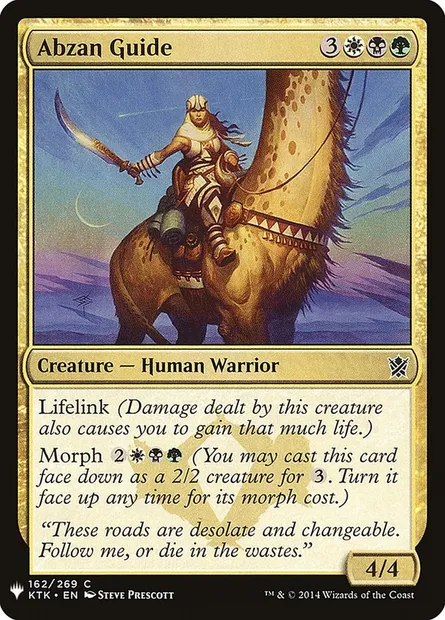 Abzan Guide, Magic card PLST KTK-162 — The List set