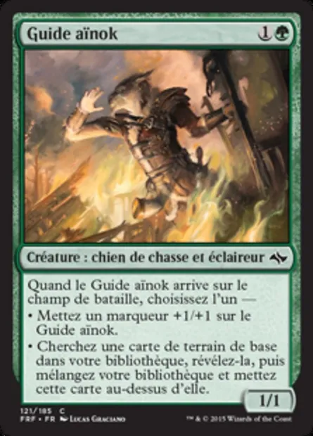 Guide aïnok, carte Magic FRF 121 — extension Destin reforgé