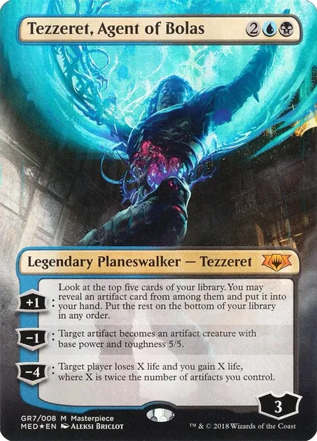 Tezzeret, Agent of Bolas, Magic card MED GR7 — Mythic Edition set
