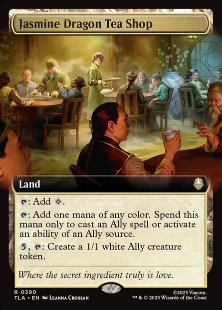 Jasmine Dragon Tea Shop, Magic card TLA 390 — Avatar: The Last Airbender set