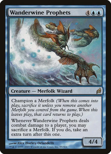 Wanderwine Prophets, Magic card LRW 95 — Lorwyn set