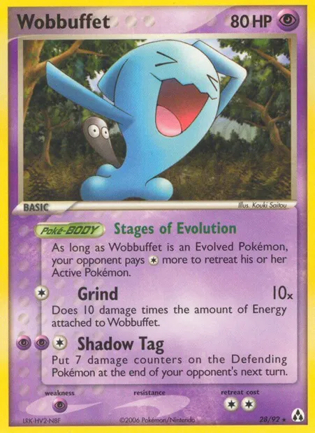 Wobbuffet, Pokémon card LM 28 — Legend Maker set