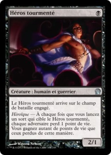 Héros tourmenté, carte Magic THS 108 — extension Theros