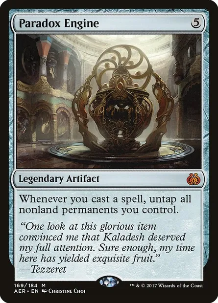 Paradox Engine, Magic card AER 169 — Aether Revolt set