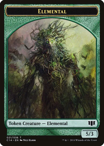 Elemental, carte Magic TC14 21 — extension Commander 2014 Tokens