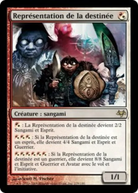 Représentation de la destinée, carte Magic EVE 139 — extension Coucheciel