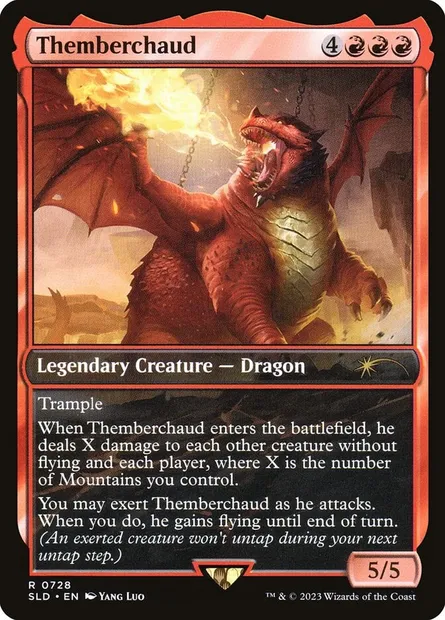 Themberchaud, carte Magic SLD 728 — extension Secret Lair Drop