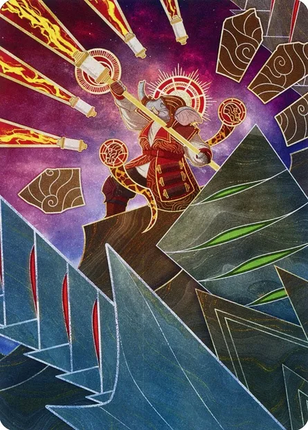 Quintorius, Loremaster // Quintorius, Loremaster, Magic card AMOM 63 — March of the Machine Art Series set