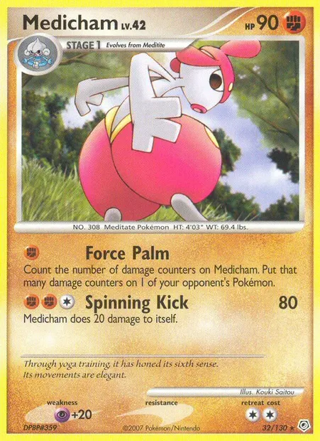 Charmina, carte Pokémon DP 32 — extension Diamant & Perle
