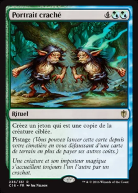 Portrait craché, carte Magic C16 236 — extension Commander 2016