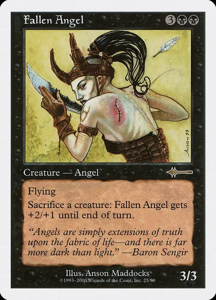 Ange déchu, carte Magic BTD 25 — extension Beatdown Box Set