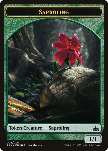 Saproling, Magic card TRIX 3 — Rivals of Ixalan Tokens set