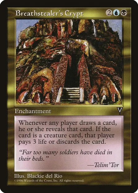 Breathstealer's Crypt, Magic card VIS 127 — Visions set