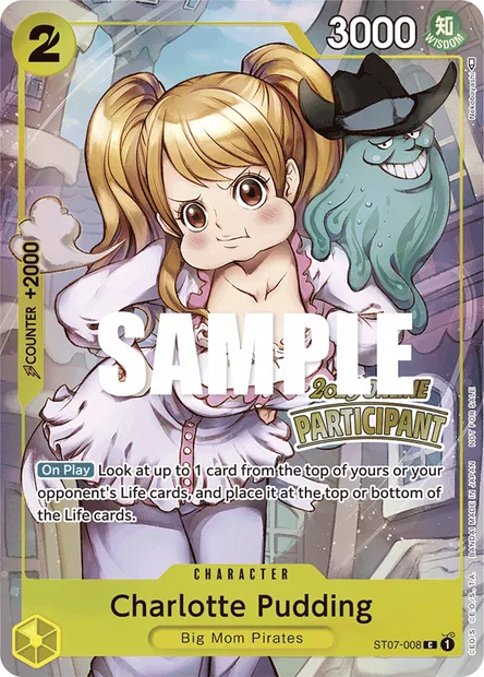 Charlotte Pudding, One Piece card ST07-008 — Big Mom Pirates set