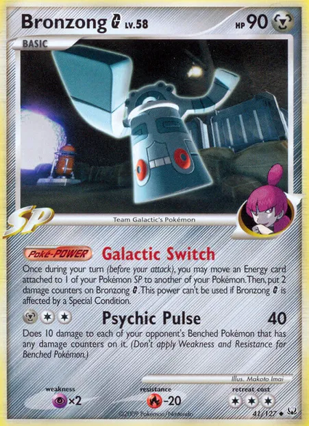 Bronzong G, Pokémon card PL 41 — Platinum set
