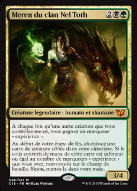 Meren du clan Nel Toth, carte Magic C15 49 — extension Commander 2015