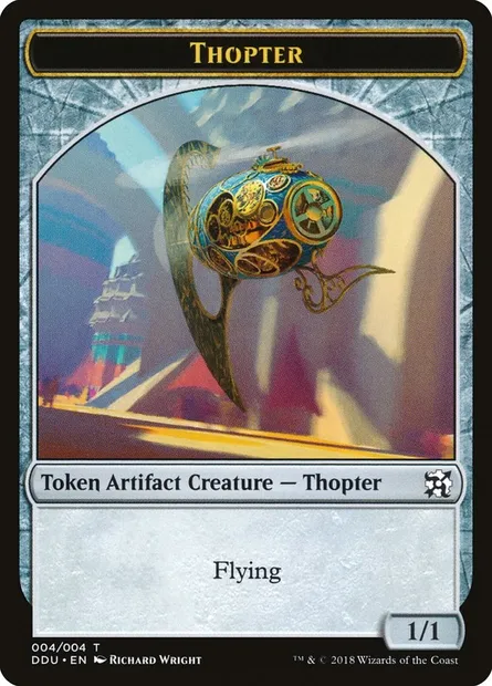 Thopter, Magic card TDDU 4 — Duel Decks: Elves vs. Inventors Tokens set