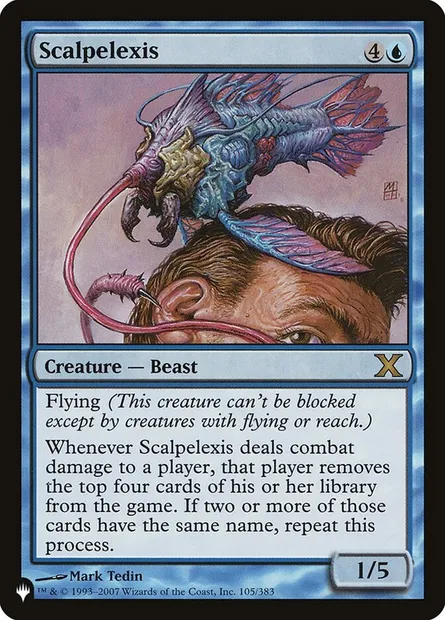 Scalpelexis, Magic card PLST 10E-105 — The List set