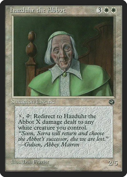 Abbé Hazduhr, carte Magic HML 8 — extension Terres Natales