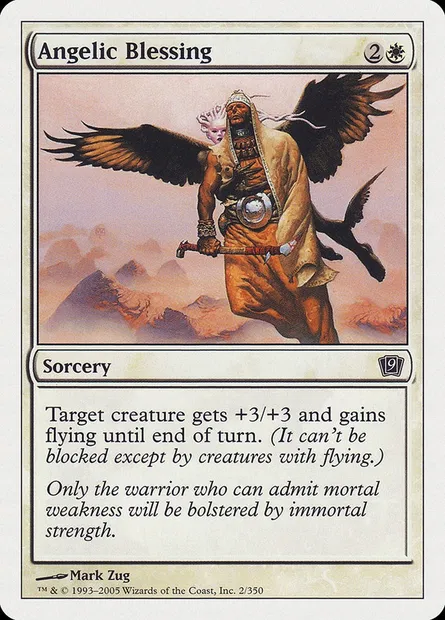 Angelic Blessing, Magic card 9ED 2 — Ninth Edition set
