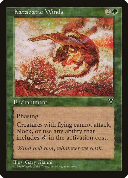 Katabatic Winds, Magic card VIS 109 — Visions set