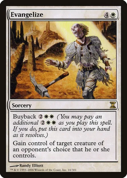 Evangelize, Magic card TSP 16 — Time Spiral set