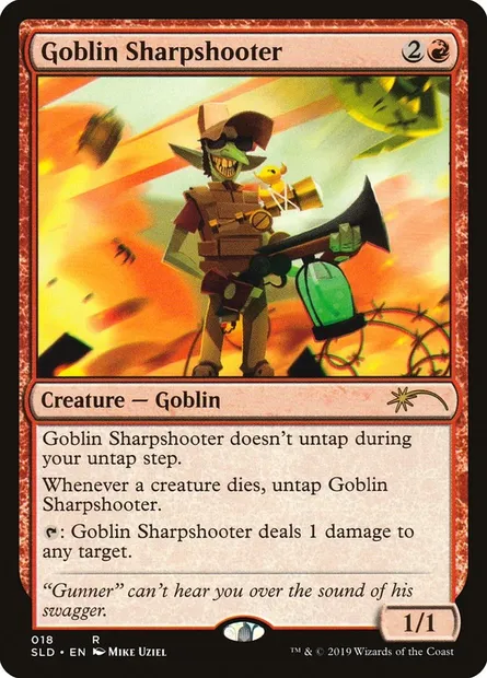 Goblin Sharpshooter, Magic card SLD 18 — Secret Lair Drop set