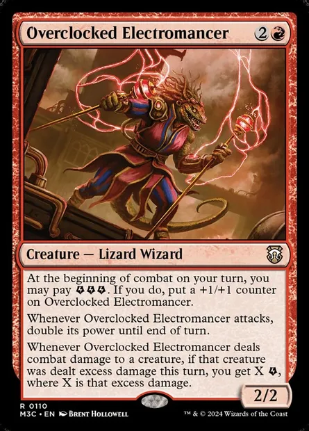 Overclocked Electromancer, Magic card M3C 110 — Modern Horizons 3 Commander set