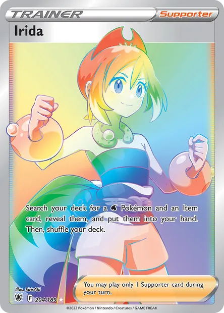 Irida, Pokémon card ASR 204 — Astral Radiance set