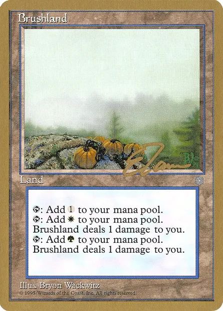 Broussaille, carte Magic PTC et352 — extension Pro Tour Collector Set
