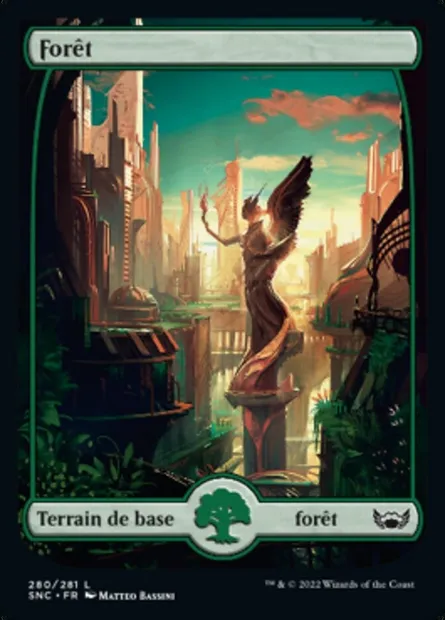 Forêt, carte Magic SNC 280 — extension Les rues de la Nouvelle-Capenna