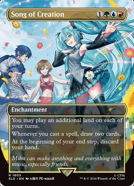 Song of Creation, Magic card SLD 1603 — Secret Lair Drop set