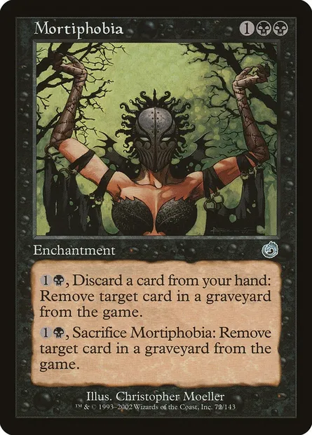 Mortiphobia, Magic card TOR 72 — Torment set
