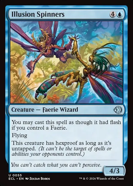 Illusion Spinners, Magic card ECL 55 — Lorwyn Eclipsed set