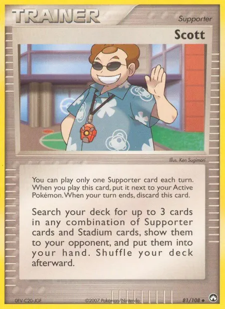 Scott, Pokémon card PK 81 — Power Keepers set