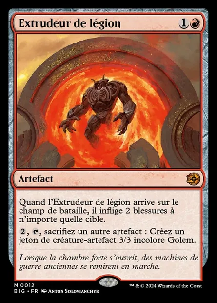 Extrudeur de légion, carte Magic BIG 12 — extension The Big Score