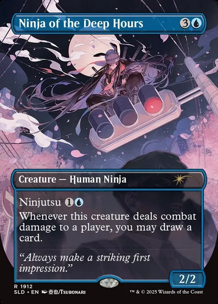 Ninja des heures noires, carte Magic SLD 1912 — extension Secret Lair Drop
