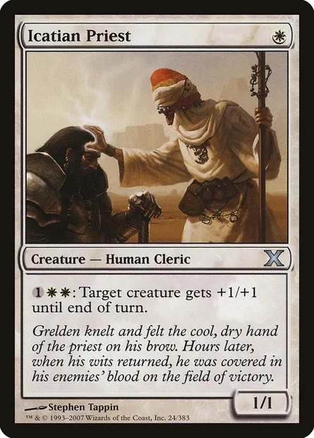 Icatian Priest, Magic card 10E 24 — Tenth Edition set