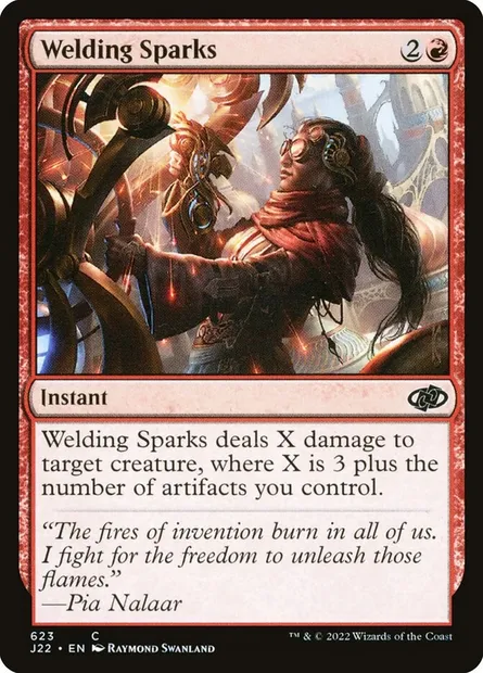 Welding Sparks, Magic card J22 623 — Jumpstart 2022 set