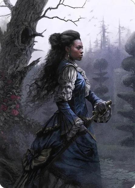 Mina Harker // Mina Harker, carte Magic AVOW 70 — extension Crimson Vow Art Series