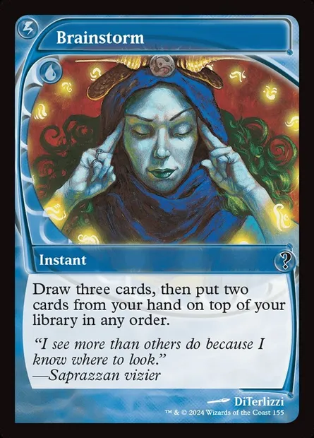 Brainstorm, Magic card MB2 155 — Mystery Booster 2 set