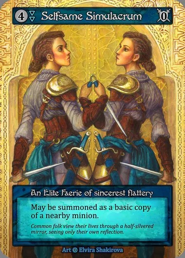 Selfsame Simulacrum, carte Sorcery ALP 151 — extension Alpha