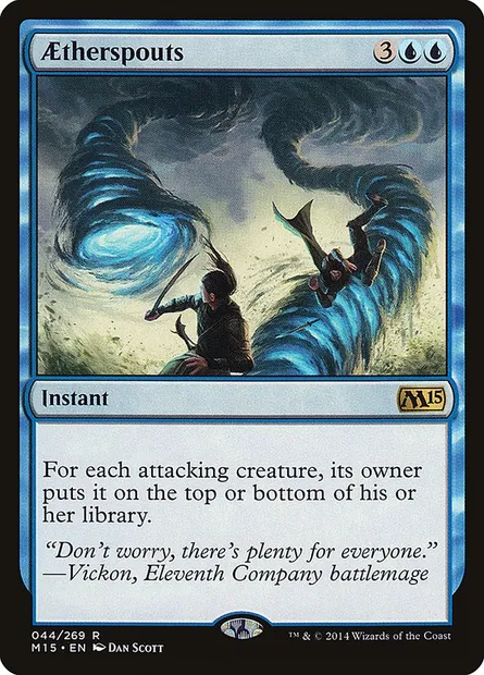 Aetherspouts, Magic card M15 44 — Magic 2015 set